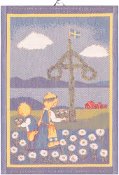 Svensk sommar handduk 35x50 cm