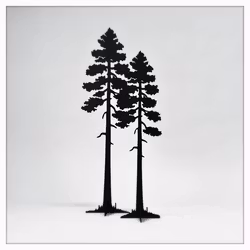 Tall liten svart 39 cm