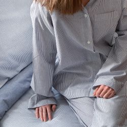 Runmarö pyjamas marin/vit flera storlekar