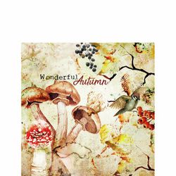 Wonderful autumn kaffeservett