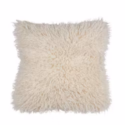 Curly kuddfodral offwhite