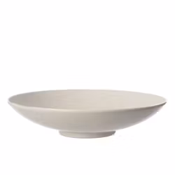 Ernst skål/fat d28 h6,5 vit/prickig