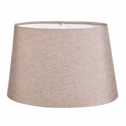 Lampskärm oval 28 cm natur