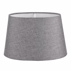 Lampskärm oval 28 cm Grå