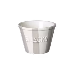Snacksskål grå stripes