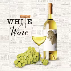 White wine Kaffe servett