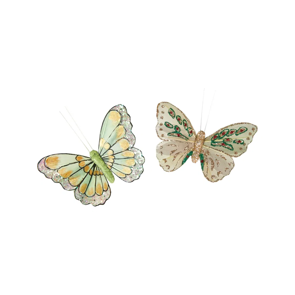 Fjäril med klämmor