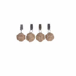 KNOP JUTE Duktyngd 4-pack