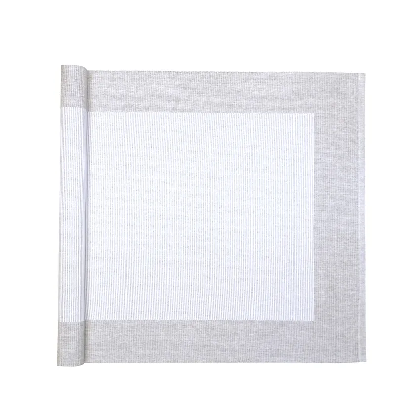 Polly löpare grå / vit 45 x 140 cm