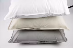 Scandinavian Bedding Örngott borstad percale Beige 50x60