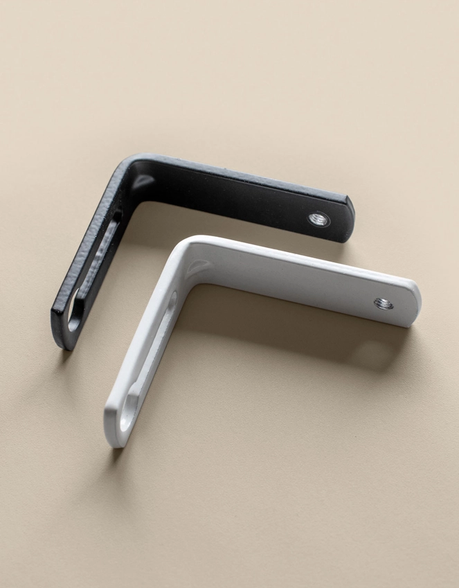 Hasta Vinkel 5 cm svart 2-pack