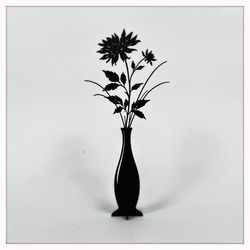 Älska Plåt Dahlia Svart