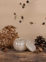 Brehult glasburk pumpa beige