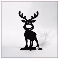 Älska Plåt Rudolf svart