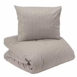 Square Satin bäddset sand