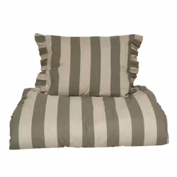 Tove Kingsize 220x210 cm påslakanset Grön/beige