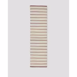 Nissan matta röd/offwhite 70 x 240 cm