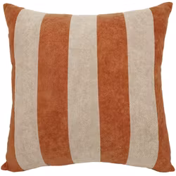 Stripes kuddfodral rost 50x50 cm