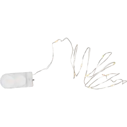 Ljusslinga Dew Drop 12 LED Silver