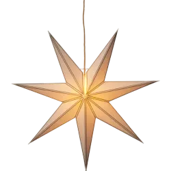 Pappersstjärna Nicolas vit 80 cm – Star Trading