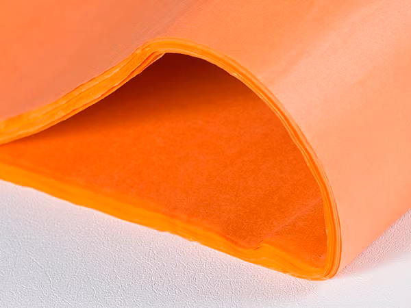 Silkespapper Sorbet Orange 50x75cm