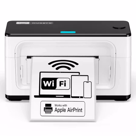 Munbyn termisk etikettskrivare med WiFi!