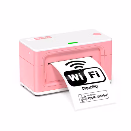Munbyn termisk etikettskrivare med WiFi!