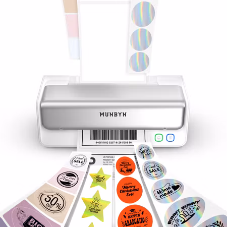 Munbyn termisk etikettskrivare. Två färgs utskrift! 2.095 + moms!