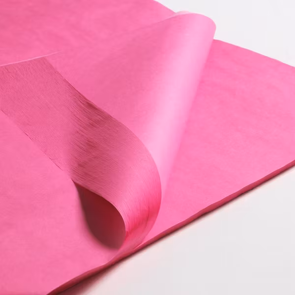 Silkespapper Rosa 45x70cm
