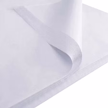 Silkespapper vit 45x70cm.