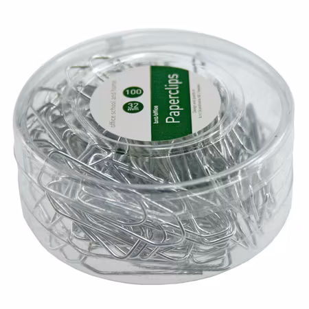 Gem 32mm 100 Pack Silver