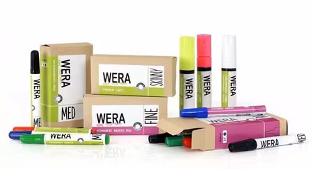 Wera Permanent Märkpenna 1-4mm Svart. Från 6,1kr/styck!