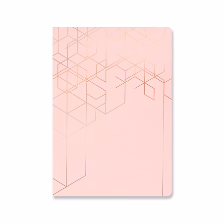 KOZO Anteckningsbok A5 2-Pack Rosa
