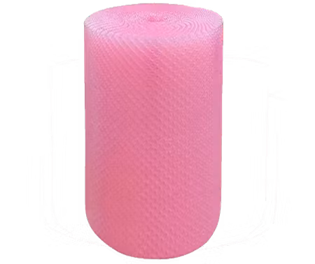 Bubbelplast rosa 100cm