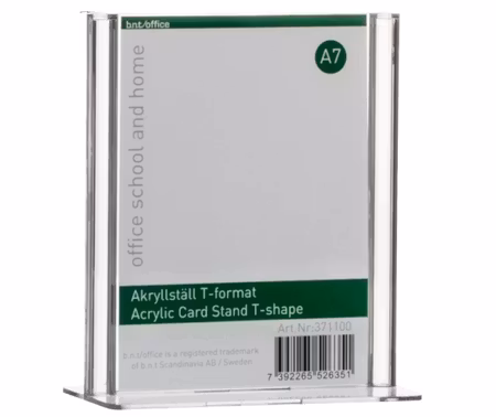 Akrylskylt A7 L/T-format
