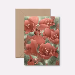 Juleblomstenes dronning - kort