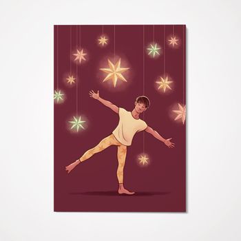 Yogajulekort - 9pk
