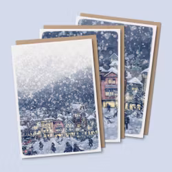 Det snør? - 3pk kort