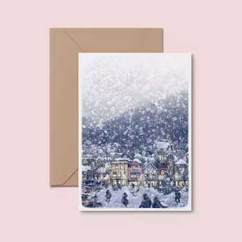 Det snør? - 3pk kort