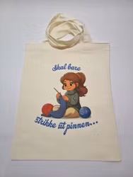 Handlenett Strikke ut pinnen yngre
