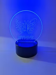 LED lys sommerfugl