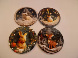 Koppbrikkesett med dyr