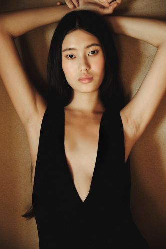 Deep v neck top