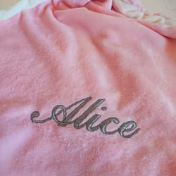 Snuttefilt Med Namn - Miffy Rosa