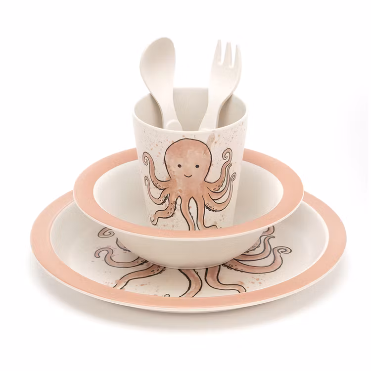 Odell Octopus Bamboo Set