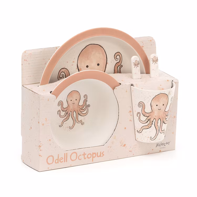 Odell Octopus Bamboo Set
