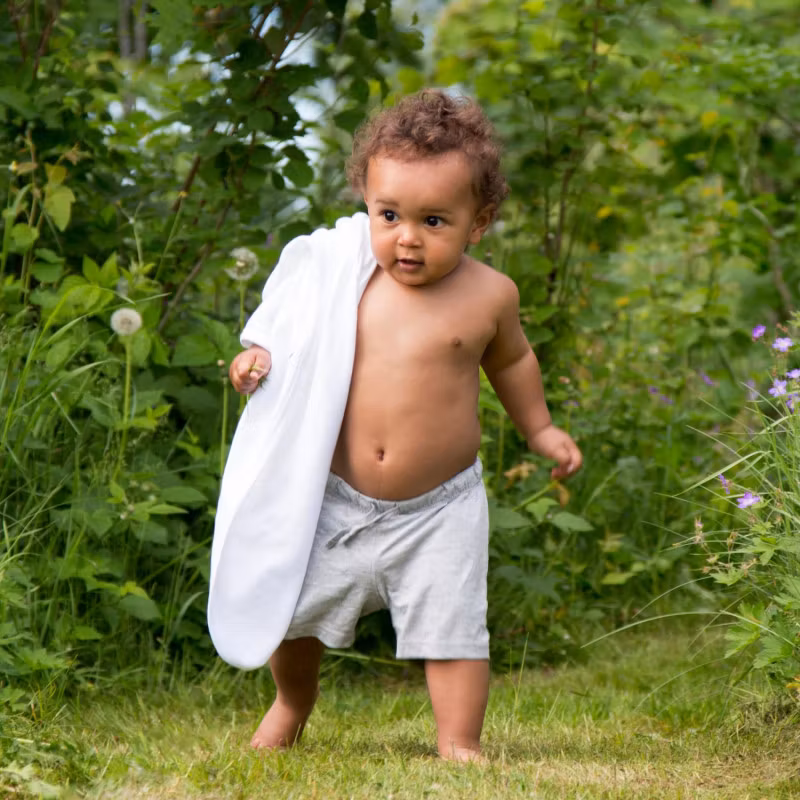 Babyfilt Med Namn, Vit