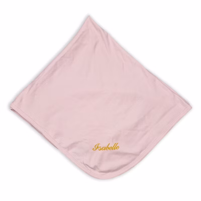 Babyfilt Med Namn, Rosa