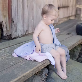 Babyfilt Med Namn, Blå