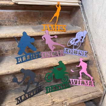 Sportskylt Med Namn